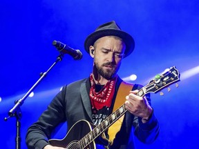 Justin Timberlake performs at the Pilgrimage Music and Cultural Festival on Saturday, Sept. 23, 2017, in Franklin, Tenn. (Photo by Amy Harris/Invision/AP)