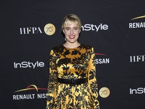 Actress Greta Gerwig attends the InStyle/HFPA Party on day 3 of the Toronto International Film Festival at the Windsor Arms Hotel on Saturday, Sept. 9, 2017, in Toronto. (Photo by Evan Agostini/Invision/AP)