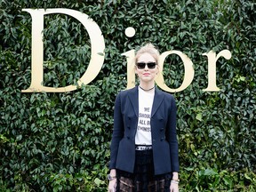 Chiara Ferragni attends the Christian Dior Haute Couture Spring Summer 2017  in Paris, France.