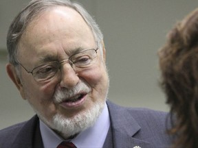 In this Oct. 17, 2016 photo, Rep. Don Young, R-Ak., speaks to reporters in Anchorage, Alaska. Young has apologized after he lashed out at freshman lawmaker, Democratic Rep. Pramila Jayapal of Washington, during a House floor debate, saying she "doesn't know a damn thing what she's talking about."  Young, 84, a Republican in his 23rd term as Alaska's sole House member, was offering an amendment about wildlife management on national preserves in his state when Rep. Pramila Jayapal, D-Wash., spoke in opposition.  (AP Photo/Mark Thiessen)