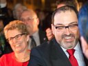 Ontario Premier Kathleen Wynne was on hand as Liberal Glenn Thibeault won a byelection in Sudbury on Feb. 5, 2015.