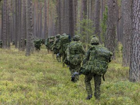 A file photo of Canadian Forces