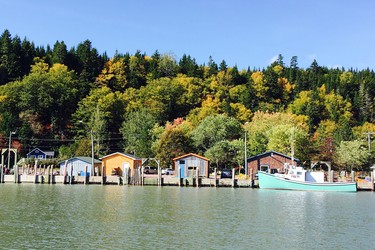 The village of St. Martins is a great place to watch the highest tides in the world.