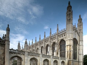 A general view of the Cambridge University campus.