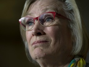 Crown-Indigenous Relations and Rorthern Affairs Minister Carolyn Bennett speaks during a news conference on Parliament Hill, in Ottawa on Friday, October 6, 2017