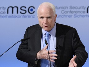 Senator John McCain has taken a barely veiled jab at President Donald Trump's avoidance of military service, sharply escalating their war of words.