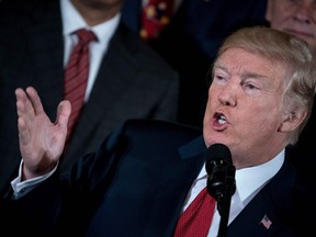 In this Oct. 26 file photo, U.S. Pesident Donald Trump speaks at the White House in Washington, D.C.