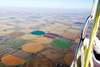 The view over Lewis Town, Kansas, from Nicolas Tieche’s and Laurent Sciboz’s record-breaking balloon flight.