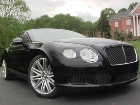 A 2013 Bentley Continental GT, valued at $200,000, is being thrown in as a perk for buying a $3.1 million condo in Edmonton.