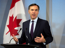Finance Minister Bill Morneau has been able to avoid the usual requirement that cabinet ministers divest shares by either placing them in a blind trust or selling them in an arm’s-length transaction.