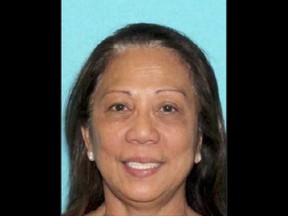 This undated photo provided by the Las Vegas Metropolitan Police Department shows Marilou Danley. Danley, 62, returned to the United States from the Philippines on Tuesday night, Oct. 3, 2017, and was met at Los Angeles International Airport by FBI agents, according to a law enforcement official. Authorities are trying to determine why Stephen Paddock, Danley's boyfriend, killed dozens of people in Las Vegas Oct. 1, in the deadliest mass shooting in modern U.S. history. (Las Vegas Metropolitan Police Department via AP, File)