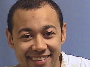 This undated photo provided by in Arkansas Department of Correction shows inmate James Buyard. An Arkansas prosecutor says Monday, Oct. 2, 2017, that Buyard would be charged later in the day with manslaughter in the death of inmate John Demoret at the Tucker Unit prison, during an incident that wasn't reported to state police for nearly a week. Demoret's death was among several violent incidents at Arkansas prisons since July, including two last week. (Arkansas Department of Correction via AP, File)