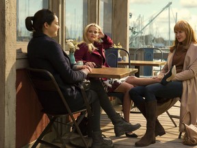 Shailene Woodley, left to right, Reese Witherspoon, Nicole Kidman are shown in this undated handout image from ‚ÄúBig Little Lies.‚Äù In a world of TV audience fragmentation, dramas that don't require huge time commitments are thriving. THE CANADIAN PRESS/HO-HBO