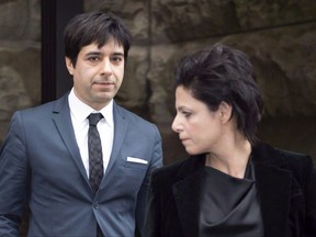 Jian Ghomeshi leaves court in Toronto on Thursday, March 24, 2016 with his lawyer Marie Henein. Media reports detailing sexual harassment claims against high-profile film and TV titans Harvey Weinstein, Bill O'Reilly and James Toback have been relentless.THE CANADIAN PRESS/Frank Gunn