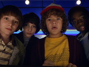 The cast of Stranger Things.