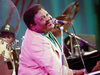 Fats Domino performing at the Jazz Festival in Montreux, Switzerland, in 1993.