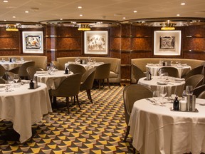 Silver Note, a jazz supperclub, is one of nine dining options aboard Silversea’s Silver Muse.