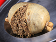 A traditional Scottish haggis made with sheep offal is illegal in both Canada and the United States.
