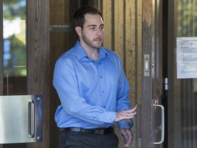 Christopher Calvin Garnier, charged with second-degree murder in the death of Constable Catherine Campbell, an off-duty police officer, attends a pre-trial hearing at Nova Scotia Supreme Court on Tuesday, Oct. 24, 2017. Garnier's trial is scheduled for November. THE CANADIAN PRESS/Andrew Vaughan