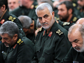 A meeting of Iran’s Revolutionary Guard commanders in 2016. The Guard has been involved in nearly every case involving dual nationals or those with Western ties being detained.