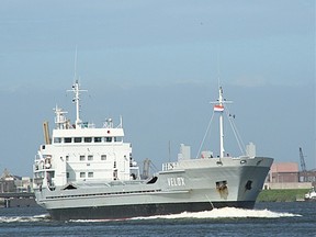 The general cargo ship Velox before it was renamed Jie Shun.