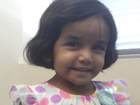 Authorities are searching for Sherin Mathews, who went missing over the weekend when her father allegedly made her stand outside in the middle of the night as punishment for not drinking her milk.
