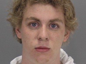 This January 2015 file booking photo released by the Santa Clara County Sheriff's Office shows Brock Turner, a former Stanford University swimmer convicted of sexually assaulting an unconscious woman. In January 2015, two Swedish graduate students came across Brock on top of an unconscious woman late one night behind a Stanford University campus dumpster.