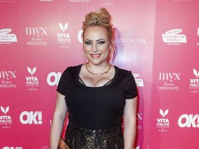 FILE - In this Thursday, May 21, 2015, file photo, Meghan McCain arrives at the So Sexy LA Event at SKYBAR at the Mondrian in Los Angeles. McCain was welcomed to the air Monday, Oct. 9, 2017, as the newest co-host of ABC's "The View." (Photo by Rich Fury/Invision/AP, File)