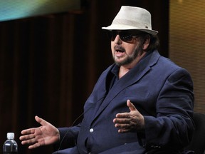 FILE - In this Thursday, July 25, 2013, file photo, James Toback takes part in a panel discussion during HBO's Summer 2013 TCA panel at the Beverly Hilton Hotel in Beverly Hills, Calif. Toback has been accused of sexual harassment by more than 30 women in a report published Sunday, Oct. 22, 2017, in The Los Angeles Times following the ongoing downfall of producer Harvey Weinstein. (Photo by Chris Pizzello/Invision/AP, File)