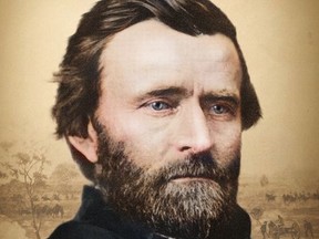 This cover image released by Penguin Press shows "Grant," a biography by Ron Chernow. (Penguin Press via AP)