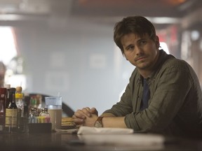 This image released by ABC shows Jason Ritter in a scene from "Kevin (Probably) Saves the World," airing Tuesdays on ABC. (Ryan Green/ABC via AP)