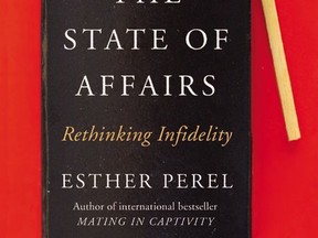 This cover image released by Harper shows "The State of Affairs: Rethinking Infidelity," by Esther Perel. (Harper via AP)