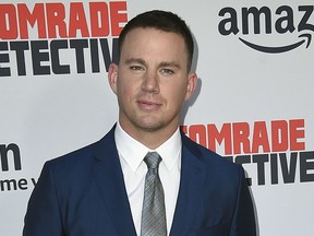 FILE - In this Aug. 3, 2017 file photo, actor Channing Tatum arrives at the premiere of "Comrade Detective" in Los Angeles. Tatum is no longer developing a film with The Weinstein Company about a boy dealing with the aftermath of sexual abuse.  The film was to be based on author Matthew Quick's book "Forgive Me Leonard Peacock." (Photo by Jordan Strauss/Invision/AP, File)