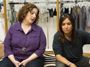 This image released by FX shows Rebecca Metz, left, and Pamela Adlon in a scene from "Better Things." Aldon is not only the star of the semi-autobiographical series but she's also its co-creator, writer and director. (Jessica Brooks/FX via AP)