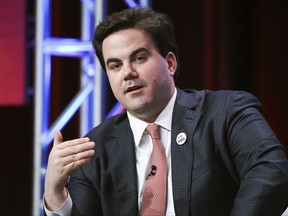 FILE - In this July 31, 2017 file photo, Robert Costa participates in the "Washington Week" panel during the PBS portion of the 2017 Summer TCA's in Beverly Hills, Calif. Costa is a moderator for the program. (Photo by Richard Shotwell/Invision/AP, File)