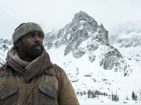 This image released by Twentieth Century Fox shows Idris Elba in a scene from "The Mountain Between Us." (Kimberley French/Twentieth Century Fox via AP)