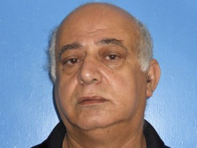 This September 2016 booking photo provided by the Rocky River, Ohio, Division of Police shows Jamal T. Mansour in Rocky River, Ohio. Mansour pleaded guilty Tuesday, Oct. 17, 2017, to involuntary manslaughter and felonious assault in the fatal shooting his daughter while she slept, saying he believed she disrespected his rules. He has been sentenced to 22 years in prison. The 64-year-old dad earlier pleaded not guilty to charges including aggravated murder in 27-year-old Tahani Mansour's 2016 death. (Rocky River, Ohio, Division of Police via AP)