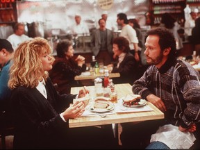 Meg Ryan and Billy Crystal in When Harry Met Sally.