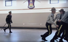A scene from the new RCMP recruitment video.