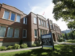 A file photo of a school in Edmonton