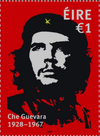 The one euro stamp released by Ireland featuring Che Guevara.