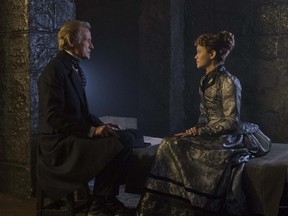 Bill Nighy and Olivia Cooke in The Limehouse Golem.