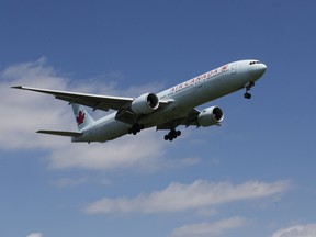 An Air Canada flight , April 28, 2017.