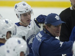 Toronto Maple Leafs Mitch Marner will be skating on a different line to start Tuesday's game against the Washington Capitals.