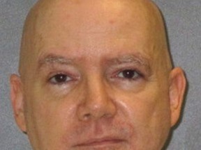 This photo provided by the Texas Department of Criminal Justice shows Anthony Shore. The convicted sex offender who became known as Houston's "Tourniquet Killer" because of the way he strangled his multiple victims is set for execution Wednesday, Oct. 18, 2017. Shore faces lethal injection for the 1992 slaying of a 21-year-old woman who is one of four females, including a 9-year-old, Shore has confessed to killing. (Texas Department of Criminal Justice via AP)