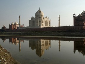The Taj Mahal in India, on Nov. 25, 2008