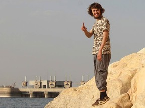 Jack Letts in Syria, where he lived in the ISIL capital. Letts, captured by Kurdish forces as a suspected ISIL fighter, is a joint British-Canadian citizen and Kurdish authorities have talked of possibly releasing him to Canadian officials.