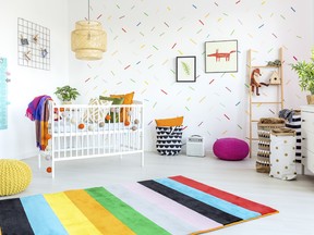 This baby room is full of bright possibilities...