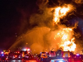 A tanker truck explosion north of Line 11 on Highway 400 killed at least three people.