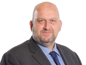 An undated handout picture made available by the National Assembly for Wales, in London, on November 7, 2017 shows the Labour party's Welsh Assembly member Carl Sargeant.